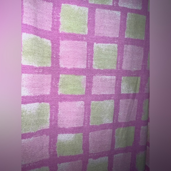 💗 NWT! BP Pink Plaid Jersey Dress - Picture 4 of 7